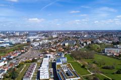 Panorama de la ville de Rezé, près de Nantes