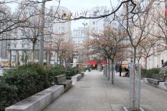 Vue sur le quartier Gratte-Ciel à Villeurbanne, commune limitrophe de Lyon