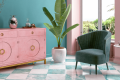 Le carrelage coloré peut être l'occasion de personnaliser votre intérieur, quelle que soit la pièce choisie. © imaginima - Getty images