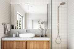 La douche Opty-O, primée au concours Lépine, promet des économies d'eau avantageuses grâce à un système de récupération et réutilisation de l'eau froide inutilisée au début de chaque douche. © CreativaStudio - Getty images