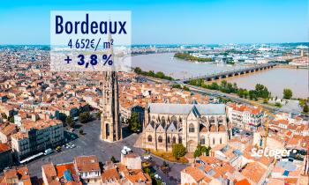 À Bordeaux, le prix immobilier augmente quatre fois moins vite qu’en 2018 !