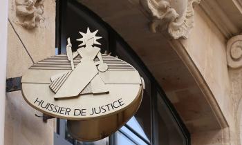 Une étude d'huissier de justice