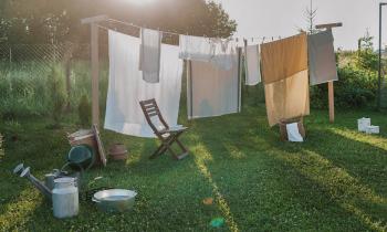 etendre linge dans son jardin sans vis à vis