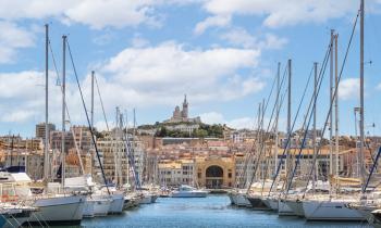 La ville de Marseille en France