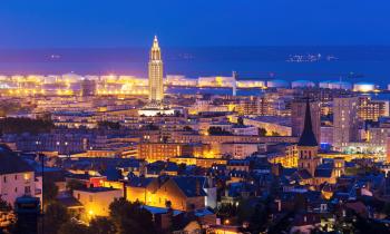 Le Havre vue de nuit