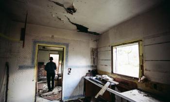 Maison squattée dégradations