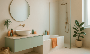 salle de bain sans carrelage