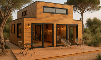Tiny house avec déco Majorque