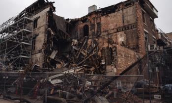 Immeuble abandonné et effondré rôle du maire