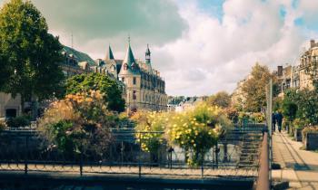 Quimper rivière odet quartier terre noire