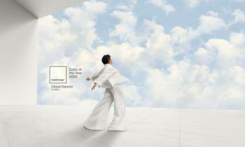 Cloud Dancer élue couleur Pantone de l'année 2026.