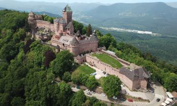 Le château du Haut-Koenigsbourg qui a inspiré des décors du Seigneur des anneaux
