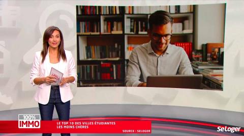 100 % Immo, une émission sur M6. ©SeLoger Dans quelles villes étudiantes les loyers sont-ils les plus abordables ?
