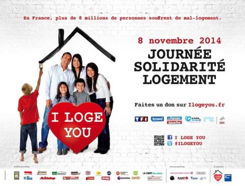 Journée Solidarité Logement : tout le monde dit « I Loge You »