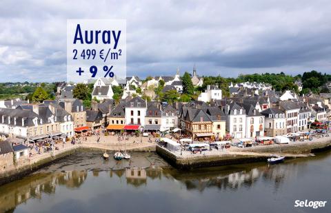 La LGV dope le prix immobilier à Auray : + 9 % en un an