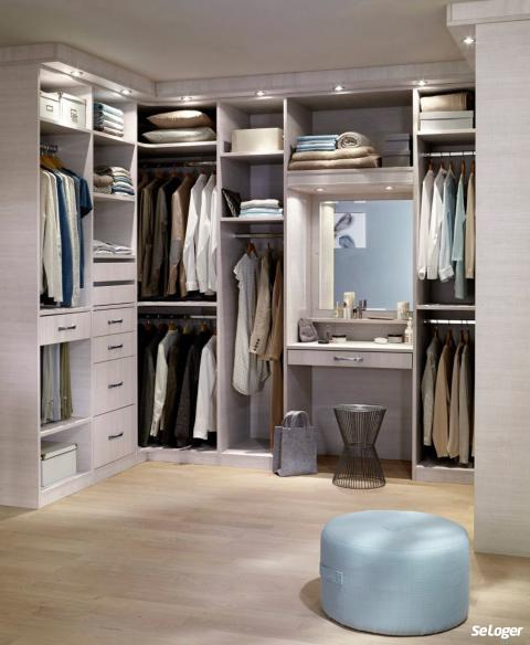 DRESSING  Idée dressing, Amenagement dressing, Dressing fait maison