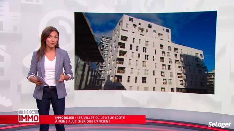 100 % Immo, une émission diffusée sur M6. ©SeLoger Ces villes où l'immobilier neuf coûte à peine plus cher que l'ancien !