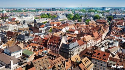 Ostwald, une ville à la campagne à côté de Strasbourg