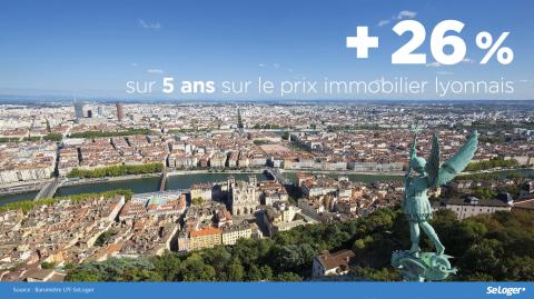 En 5 ans, le prix immobilier à Lyon s'est envolé de 26 % !