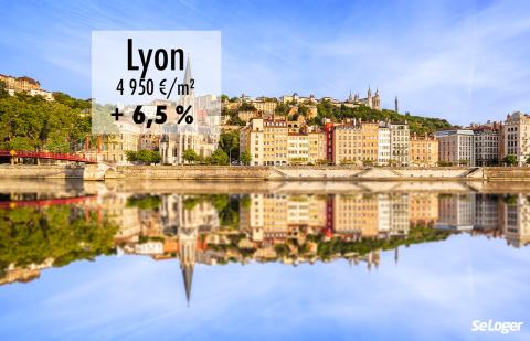À Lyon, le prix de l'immobilier frôle les 5 000 € du m² ! ©aurélien laforet Lyon : le prix immobilier n’a jamais été aussi proche des 5 000 €/m² !