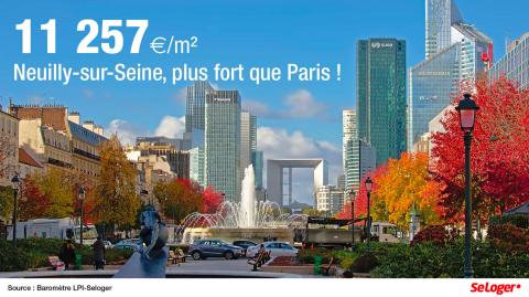 Prix immobilier : Neuilly-sur-Seine plus cher que Paris !