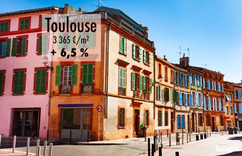 Toulouse : le prix immobilier est en hausse de 6,5 % sur 1 an !