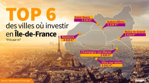 Île-de-France : TOP 6 des villes où il faut investir dans le Grand Paris