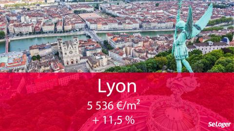 L'immobilier à Lyon plus fort que la crise... + 11,5 % sur 1 an !