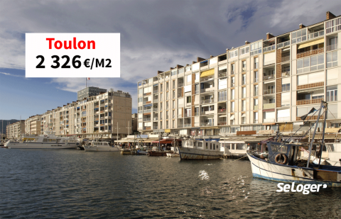 Toulon attire de plus en plus et voit son prix immobilier frôler les 2 400 € du m² !