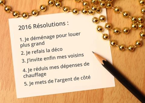 2016 : 5 (bonnes !) résolutions à prendre si vous êtes locataire