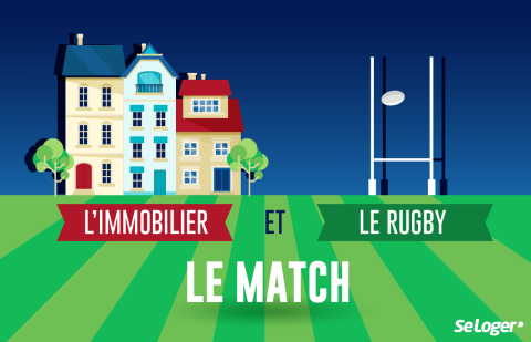 Envie d’habiter au plus près de votre équipe de rugby préférée ? Découvrez combien il vous en coûtera avec notre infographie 100 % « ovalie » ! © SeLoger TOP 14 : Les prix immobiliers à proximité des stades de rugby !