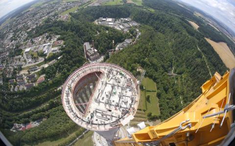 Une tour conçue pour tester des ascenseurs !