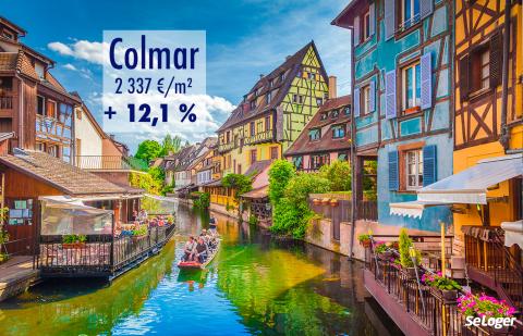 À Colmar, le prix immobilier s'envole : + 12,1 % en 1 an !