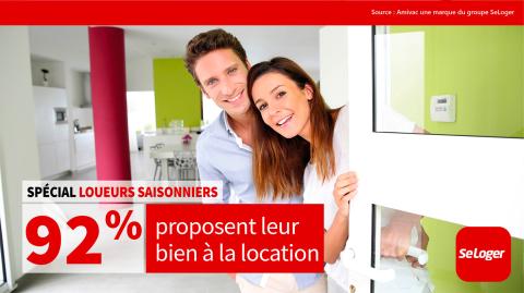 La plupart des loueurs saisonniers ont mis leurs biens sur le marché. ©DR <em>Modifier Article</em> Location de vacances : Dans la tête des loueurs saisonniers !