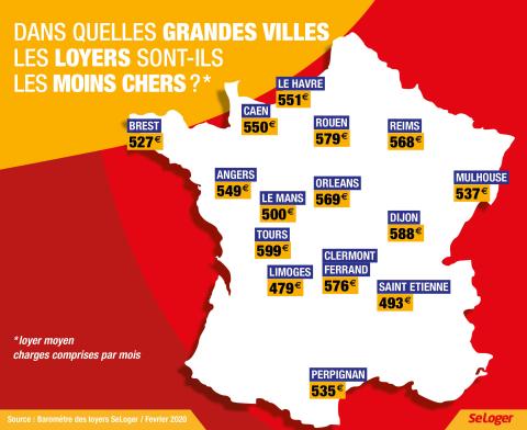 <em>Modifier Article</em> Location : dans quelles grandes villes les loyers sont-ils les moins chers ?