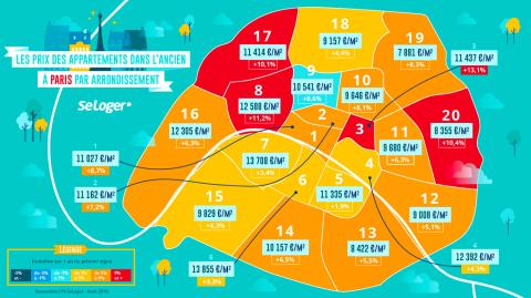 <em>Modifier Article</em> Il faut gagner plus de 11 000 € nets par mois pour acheter 75 m² à Paris ! 