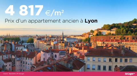 Le prix au m² d'un appartement à Lyon. ©Getty <em>Modifier Article</em> Immobilier : le cap des 4 800 € du m² à Lyon est franchi !