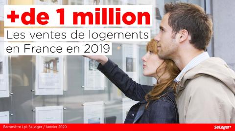 En 2019, le nombre de transactions immobilières a explosé. ©DR <em>Modifier Article</em> Le marché immobilier de l’année 2019 en 8 chiffres chocs