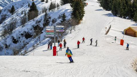 Les pistes de ski de Megève