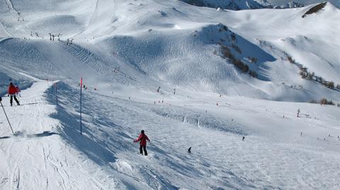 Les pistes de la station de Pra-Loup