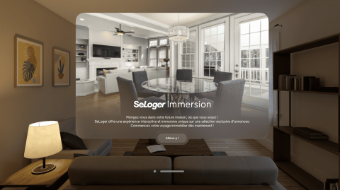 SeLoger Immersion pour des visites immobilières virtuelles