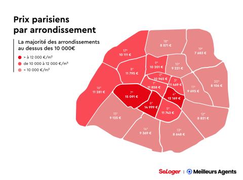 Carte des prix Paris.