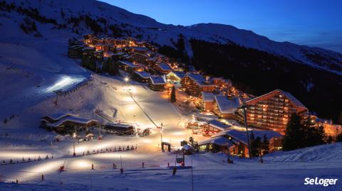 Station de ski de Méribel dans les Alpes, au cœur des 3 Vallées