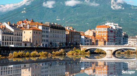 La ville de Grenoble en Isère