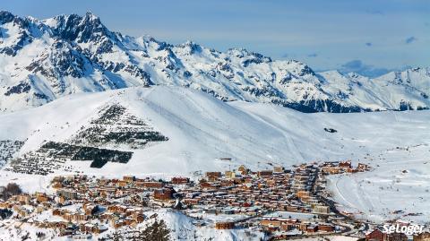 La station de l'Alpe d'Huez