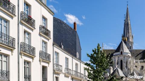 Une façade d'immeuble à Nantes