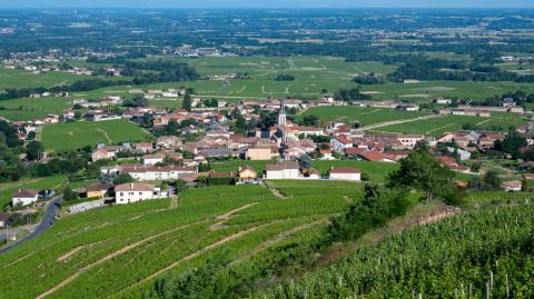 Village dans le département du Rhône