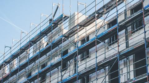 Bâtiment en construction