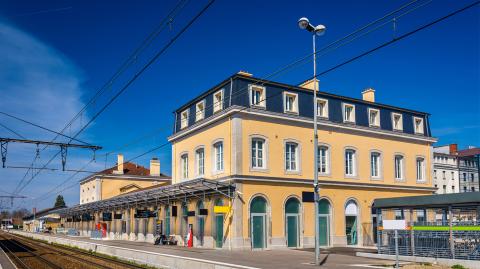 La gare de Bourg-en-Bresse