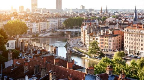 Vue sur la ville de Lyon